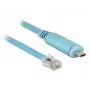 Seriālais kabelis DeLOCK 63914 USB Type-C RJ45 3m Zils