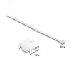 DeLOCK 88119 keystone modulis, plakans balts RJ-45, 10 gab.