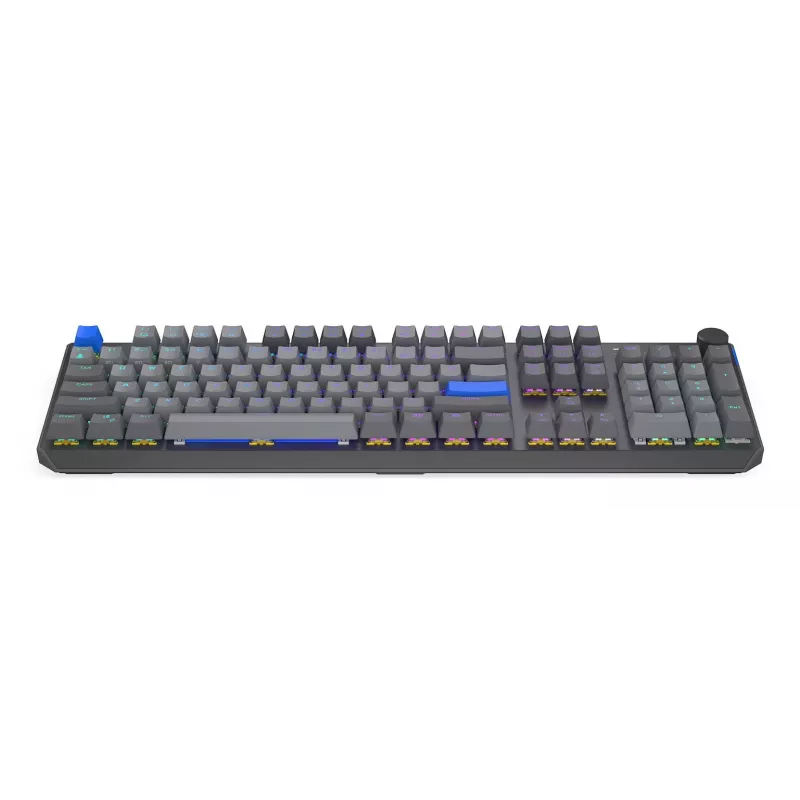Bezvadu tastatūra ENDORFY Thock V2 — ergonomisks izkārtojums, RGB apgaismojums, bezvadu savienojums
