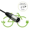 Lādētājs elektriskajam velosipēdam 36V 42V 2A 3P XLR 18mm