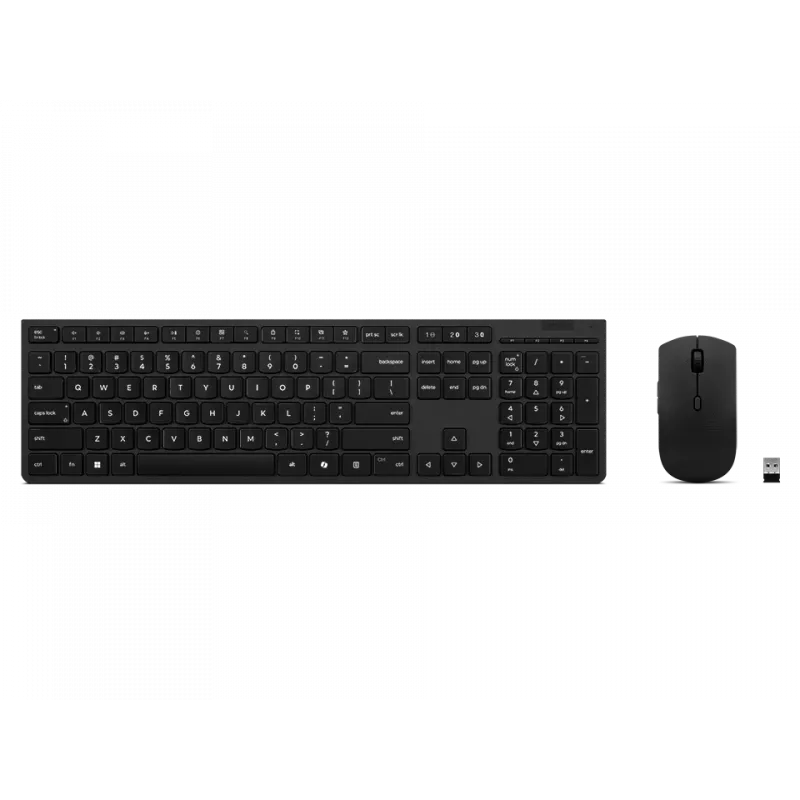 Bezvadu tastatūras un peles komplekts Lenovo 4X31R64354 Bluetooth pelēks