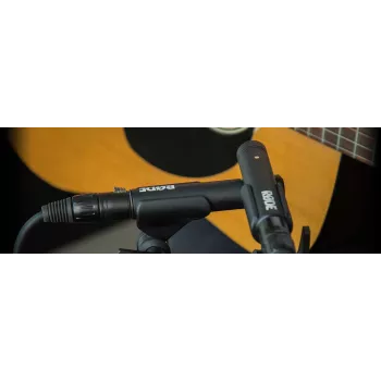 Studijas kondensatora mikrofons RØDE M5 — vadu, 20–20000 Hz, 200 Ω, -34 dB, 20×100 mm, melns