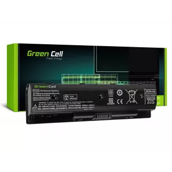 Baterija zaļa Cell HP78 HP Pavilion / Envy klēpjdatoriem, 4400 mAh, 10.8 V, 6 elementi, litija jonu, melna