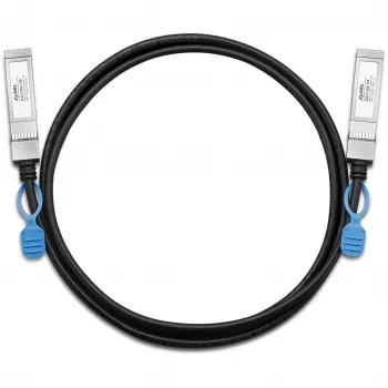 Zyxel DAC10G-1M-ZZ0103F InfiniBand/optiskās šķiedras kabelis SFP+ Melns