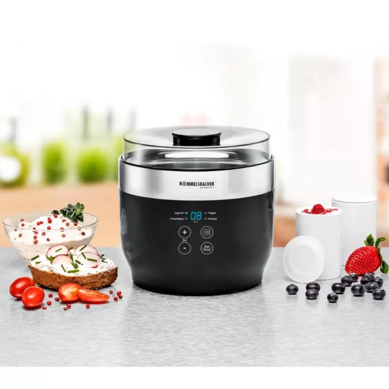 Rommelsbacher JG 80 jogurta gatavotājs 1,2 l biezpiens - jogurts 20 W (JG80)