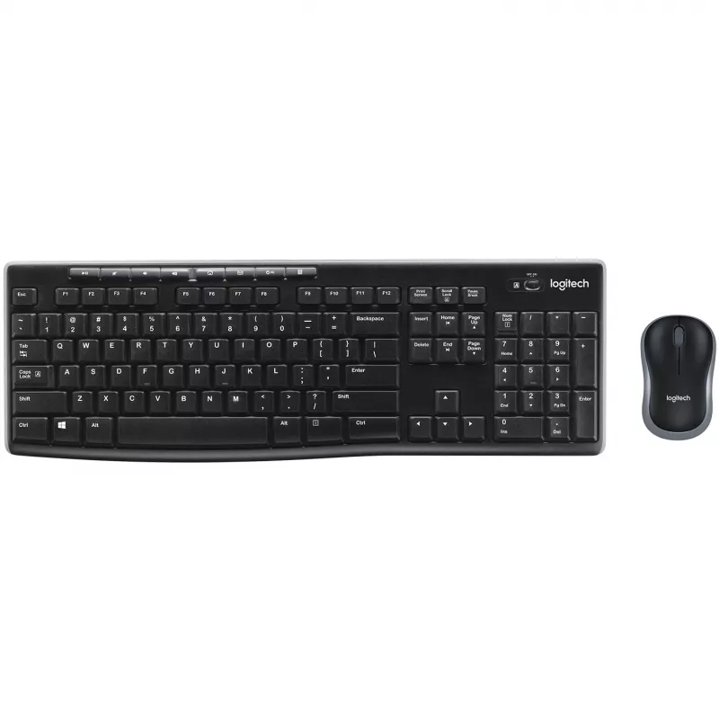 Logitech MK270 bezvadu komplekts izglītībai ar aizsargājošu tastatūras vāciņu