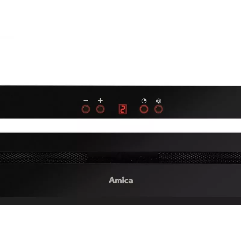Iebūvējams tvaika nosūcējs AMICA OMC6451B HC — ogles filtrs, trokšņu līmenis 65 dB, energoefektivitātes klase A