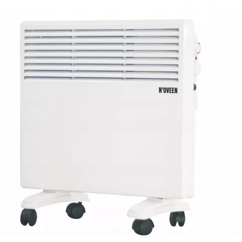 N'OVEEN 1000W elektriskais pārnēsājamais pie sienas montējams konvektora sildītājs ar termostatu CH3350