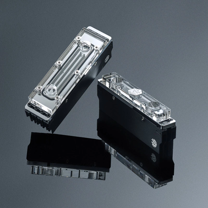 Bitspower Memory Cooler, DDR5, caurspīdīgs, abpusējs - 4 DIMMS