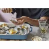 Staub 40508-172-0 keramikas taisnstūra cepamtrauku komplekts, 3 daļas, antīkā tirkīza