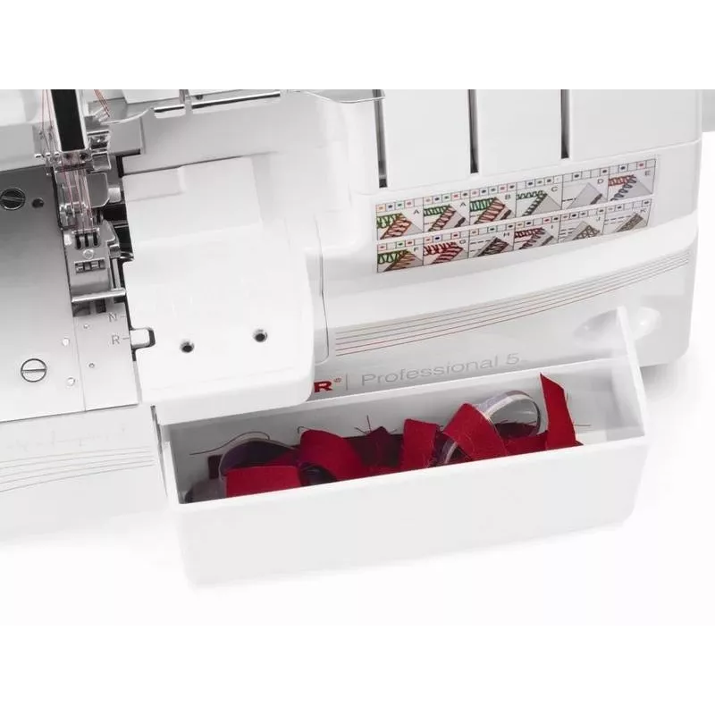 Overlock Singer 14T968 šujmašīna, elektriskā strāva, balta