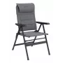 Kempinga krēsls Outwell Kenai 4 kāju, maksimālā slodze 120 kg, pelēks