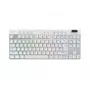 Logitech G PRO X TKL tastatūra Gaming RF Wireless + Bluetooth QWERTY US International Balta