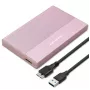 Korpuss SSD HDD 2,5 inch diskam, SATA, USB 3.0, 2TB