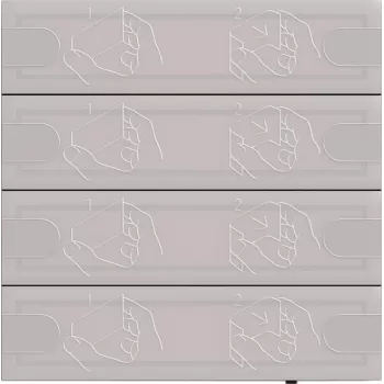 Gira KNX pieskāriena sensors 4 komforts 4f TS4 antracīts 5004028 (5004028)