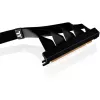 Thermaltake PCI-E 4.0 dubultais 90 grādu riser kabelis, 40 cm, melns