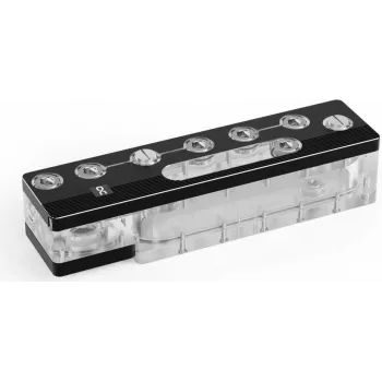 Alphacool Apex Distro Plate North XL D5/DDC Melns (14647)