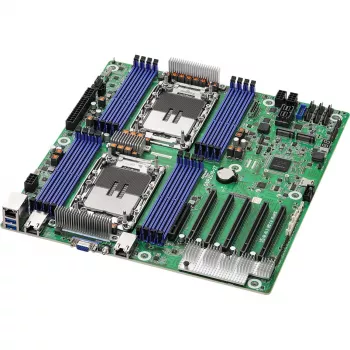 Mātesplate ASRock GNR2D16-2T, Intel SoC, LGA 4710 (Socket E2), EEB, 16 DDR5 sloti, maks. 128 GB, 10Gb Ethernet