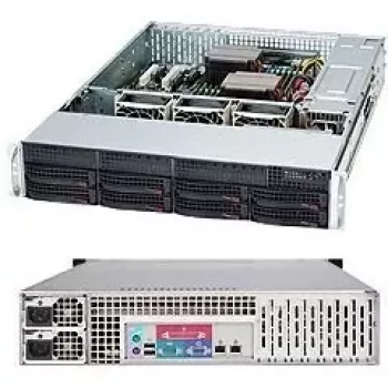 Supermicro SuperChassis 825TQC-R1K03LPB plaukta melns 1000 W