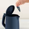 Elektriskā tējkanna Tefal KO2M0410 — 1,7 L, 2400 W, zila, ūdens līmeņa indikators, pretkaļķa filtrs