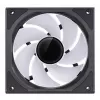 120mm korpusa ventilators Jonsbo ZK-120B Reverse ARGB Melns — 120mm, ARGB, pretējs griešanās virziens