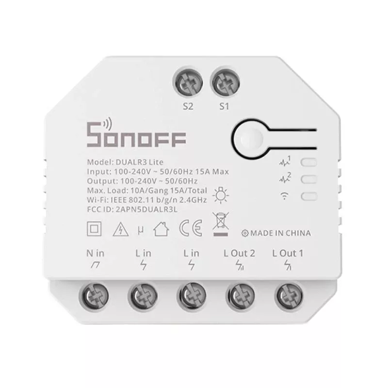 Sonoff Dual R3 Lite viedais slēdzis