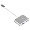Ārējais video adapteris SILVERSTONE EP16 USB-C 3.1 ar HDMI un VGA izejām