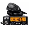 CB radio President Teddy II+ — 40 kanāli, 4W TX, 12/24V, trokšņu bloķētājs, 125×125×45 mm