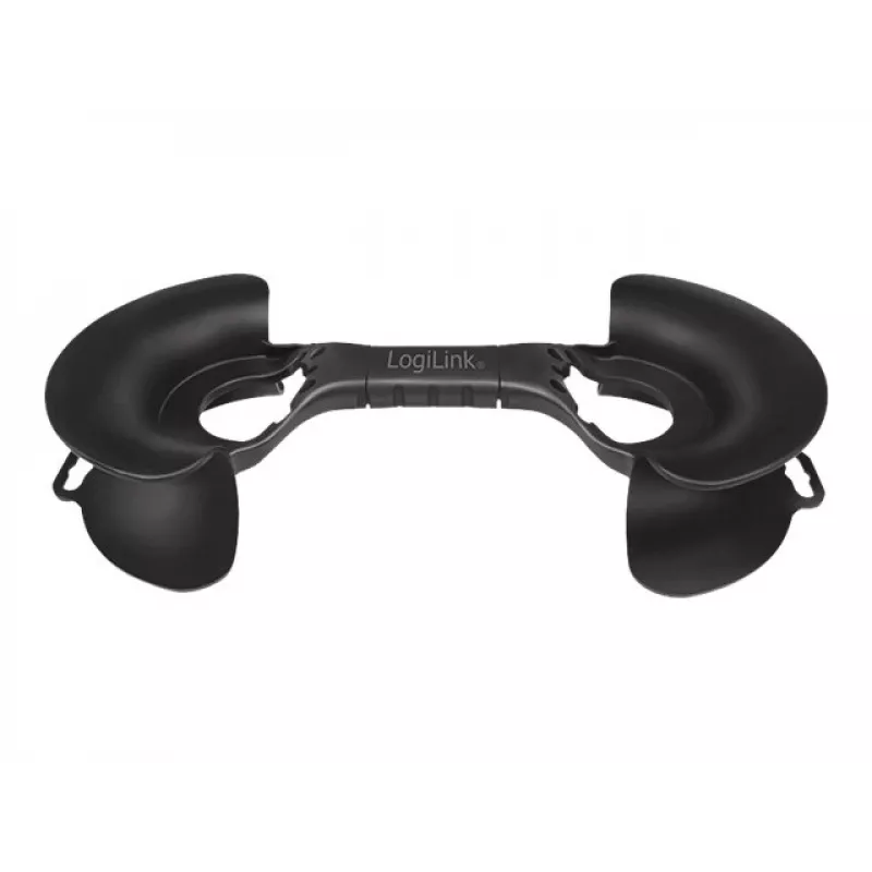 Kabeļu organizētājs LogiLink KAB0068 Universal Melns Polypropylene 1 gab.