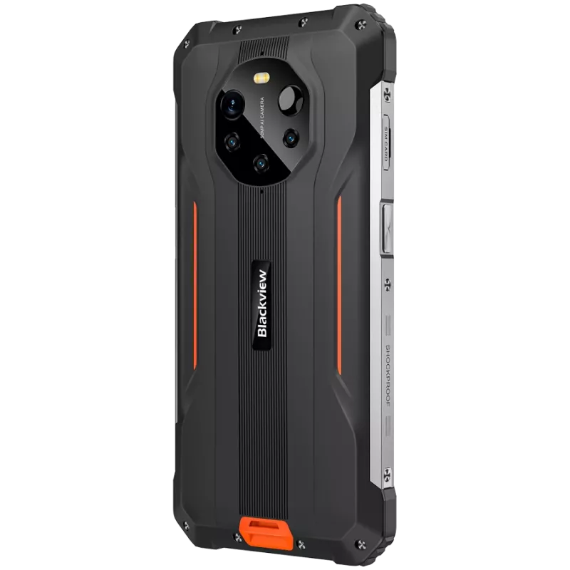 Blackview Rugged BL8800 Dual 5G Pro 6.58 inch FHD+IPS 1080x2408 8GB/128GB, MT6833V Octa-core 2.2GHz, 16MP priekšējā/5MP+50MP aizmugurējā kamera FLIR termokamera Akumulators 8380mAh Type-C Android 11