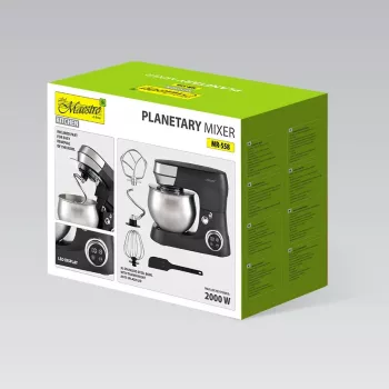 Feel-Maestro MR-558 Planetārais mikseris ar 5 l bļodu, 2000 W Melns