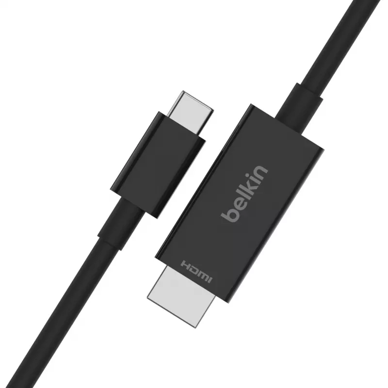 USB Type-C HDMI kabelis Belkin AVC012bt2MBK 2m melns