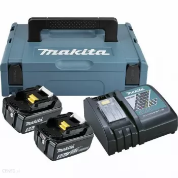 MAKITA BAROŠANAS KOMPLEKTS 18V 2x5,0Ah (BL1850Bx2+DC18RC) MAKPAC