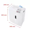 HSM shredstar X10 dokumentu smalcinātājs, 4,5 x 30 mm + atsevišķs CD griešanas mehānisms