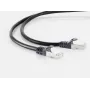 Tīkla kabelis ShiverPeaks CAT 7 0,5 m S/FTP melns RJ45 bezhalogēna