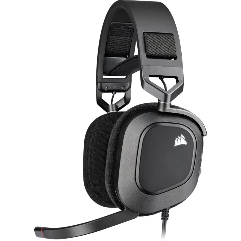 HS80 RGB USB austiņas Carbon