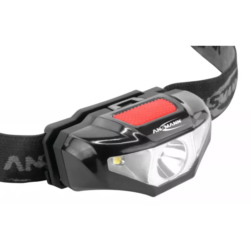Ansmann HD70B - galvas lukturītis - melns - ABS - plastmasa - IP44 - LED - 1 lampa