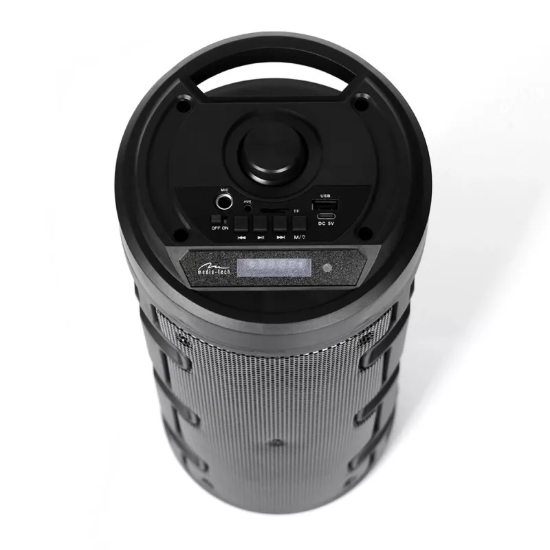 Media-tech Partybox Keg Bt - Kompakts Bluetooth stereo skaļrunis ar FM radio, MP3 atskaņotāju MT3165