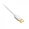 Spoles USB kabelis Ducky balta Edition DACOC2-WHT1, noņemams, balts spoles dizains
