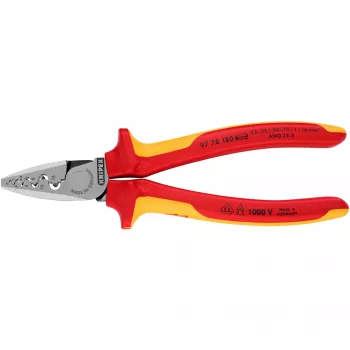 Kabeļa presēšanas kombinētais instruments Knipex 97 78 180