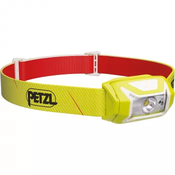 Galvas lukturis Petzl TIKKA 350 lm dzeltens — 350 lūmeni, kompakts LED galvas lukturis