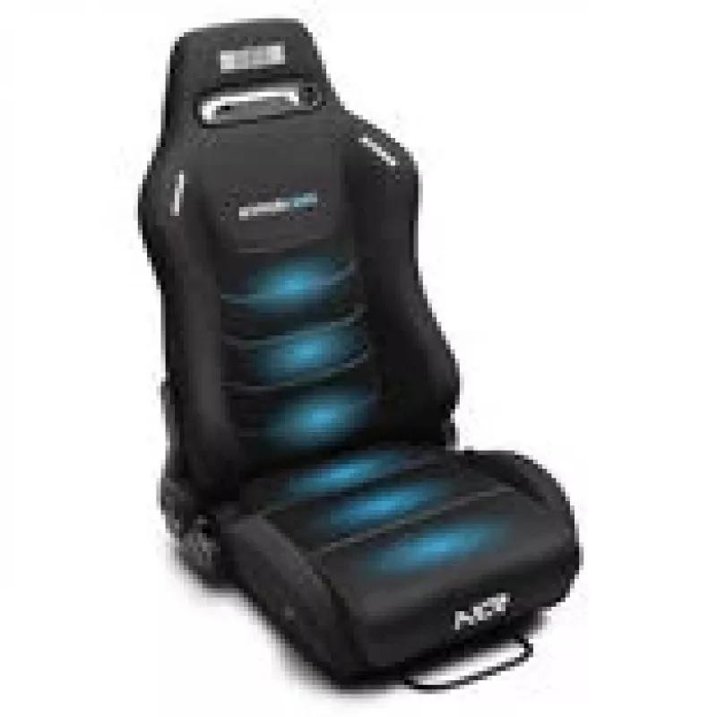 Sacensību sēdeklis Next Level Racing ERS3 HYPERCOOL ventilēts melns — sim sacīkšu kokpita sēdeklis