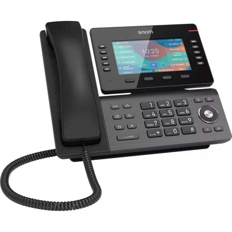 IP tālrunis Snom D865 Pelēks TFT Wi-Fi 12,7 cm Displejs
