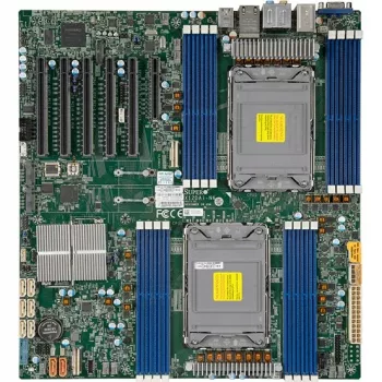 Supermicro MBD-X12DAI-N6-B serveris sudraba krāsā