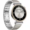 Huawei WATCH GT 4. Displeja diagonāle: 3,35 cm (1,32 collas), Ekrāna tehnoloģija: AMOLED, Displeja izšķirtspēja: 466 x 466 pikseļi. Zibatmiņa: 32 GB. Bezvadu internets. GPS. Baterija/Akumulatora ietilpība