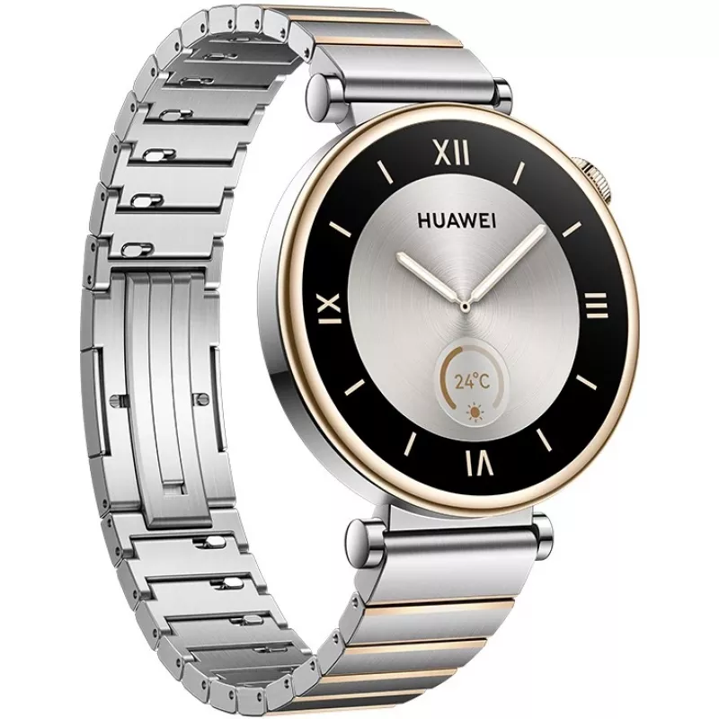 Huawei WATCH GT 4. Displeja diagonāle: 3,35 cm (1,32 collas), Ekrāna tehnoloģija: AMOLED, Displeja izšķirtspēja: 466 x 466 pikseļi. Zibatmiņa: 32 GB. Bezvadu internets. GPS. Baterija/Akumulatora ietilpība