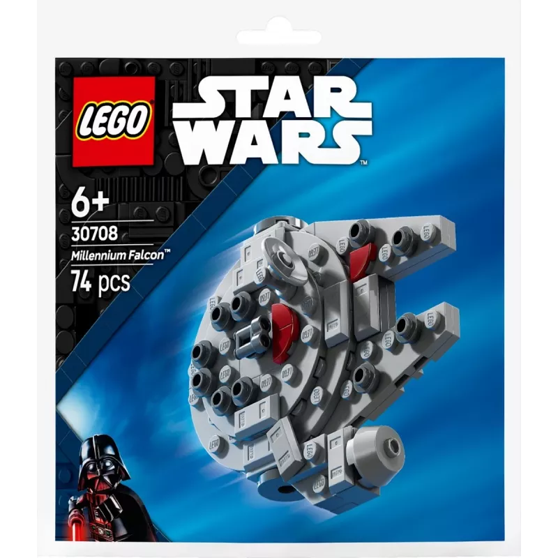 LEGO konstruktors 30708 Star Wars Millennium Falcon mini modelis polietilēna maisiņā, mazs kolekcionējams komplekts