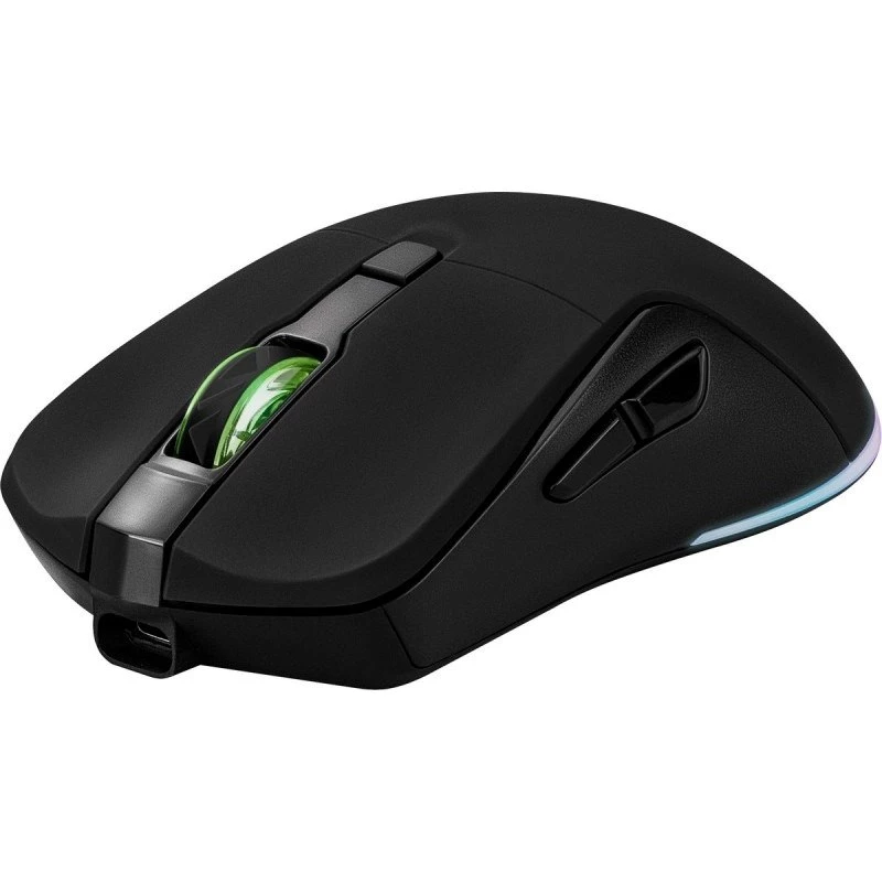 Bezvadu spēļu pele DEFENDER Demon GM-534 RF, piemērota abām rokām, 3200 DPI, 5 pogas, 2,4 GHz USB-A nano uztvērējs