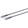 USB kabelis S/CONN 13-67030 USB4 Gen 2x2 2m pelēks