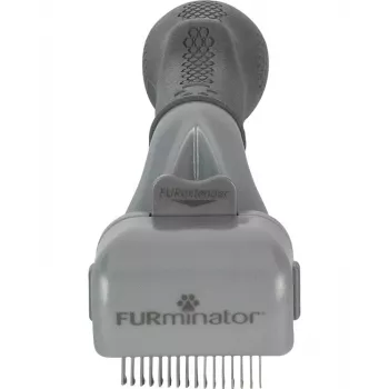 Atkažošanas rīks FURminator Adjustable — kaķiem un suņiem, nerūsējošā tērauda asmens, ergonomisks pretslīdes rokturis, 185 g, visiem apmatojuma tipiem